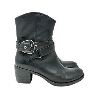 Nine West Black Combat & Moto Boots